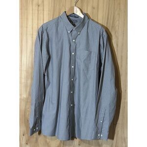 Eddie Bauer Wrinkle Free Relaxed Fit Button Down Shirt Men's TXL Cotton